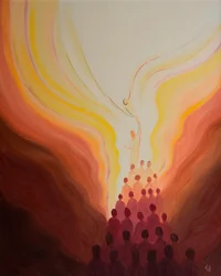 À chaque messe, nous nous élevons et rencontrons le Père par le Sacrifice du Christ notre Tête, liés les uns aux autres et à Lui