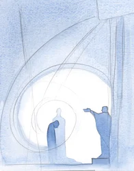 À la fin de la Sainte Messe, nous sommes embrassés par la bénédiction du Père, dans la compagnie du Christ, alors que le Saint-Esprit réconforte notre cœur.