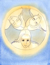 Par cette image, le Seigneur a fourni un rappel que les Trois Personnes Divines sont Un Dieu - Saint et indivisible