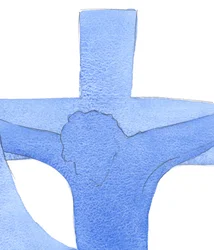 Le Christ est suspendu à la croix, en agonie, 2000