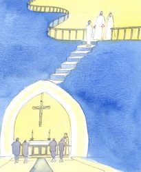 Le Christ nous invite à nous présenter à la balustrade de l