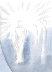 Le Christ est caché derrière deux voiles