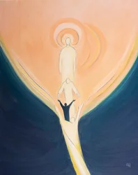Le Christ se penche du Ciel et nous attire, avec la puissance du Saint-Esprit, vers le cœur de Dieu
