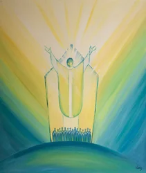 Le Christ notre Grand Prêtre prie avec nous et pour nous à la messe