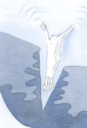 Le Christ plonge dans de nombreux cœurs, en communion, allant là où il est appelé, acceptant même l