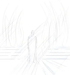 Le Christ se tenait devant moi, entouré d
