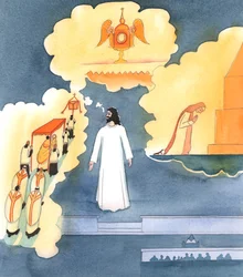 Le Christ se tenait dans le sanctuaire, mais il a dit qu