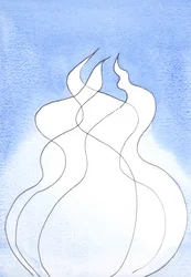 Chaque Personne Divine, chaque flamme, possède la même Nature Divine. Ensemble, ils sont un Dieu, un Feu