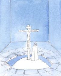 Depuis notre sanctuaire, à chaque messe, Jésus-Christ notre Sauveur offre la prière qu