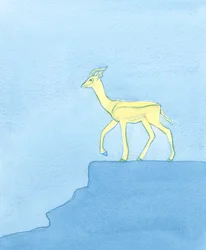 Dans sa grâce et sa beauté, Dieu est comme une créature bondissante des plaines, comme une gazelle : exquise à regarder, gracieuse dans chaque acte et mouvement, rapide à répondre au moindre cri ou perturbation, mais