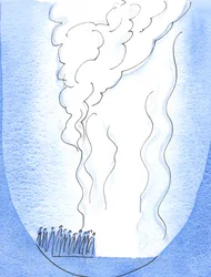 Tout comme le peuple de Dieu au temps de Moïse était guidé par une colonne de feu, un vrai contemplatif aujourd