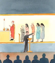 De nombreux catholiques d