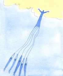 Les gens peuvent être puissamment aidés et attirés vers le ciel par le bon exemple et les prières de ceux qui sont déjà allés au ciel