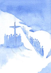 Certains tournent le dos et ignorent le travail que le Christ fait pour leur salut ; ils démontrent leur indifférence à son Sacrifice