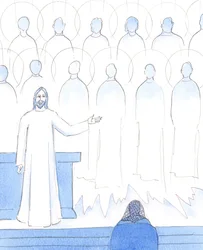 Les saints au paradis y sont parce qu