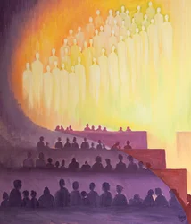 Par le Saint-Esprit, nous sommes unis à la Messe avec les saints et les anges dans un seul Sacrifice de Louange