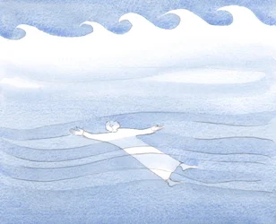 Nous pouvons glisser sous les eaux, sans être troublés par les tempêtes de surface, si nous prions avec confiance, même dans notre faiblesse