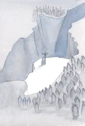 Quel gouffre se trouve devant nous à la Messe, alors que nous faisons partie du seul Sacrifice pour le péché, unis à cette époque passée où le Christ sur la Croix nous a sauvés.