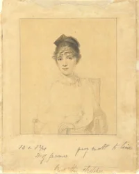 Harriet Trumbull (Fille du Gouverneur Jonathan Trumbull, Jr.; épouse de Benjamin Silliman de Yale College)