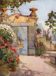 Une porte à Varenna, Lac de Côme