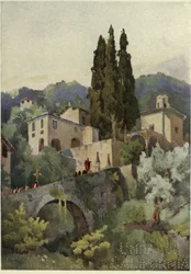 La Madonna della Pace, Lago di Como, Illustration de 