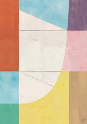 Abstrait géométrique tout en douceur