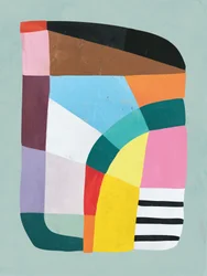 Motif abstrait aux couleurs vives