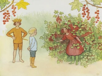 Lasse le Petit dans le jardin, 1923