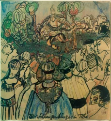 Danseur de serpents de Tiba