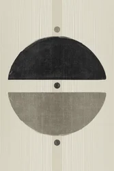 Balance semi-circulaire abstraite