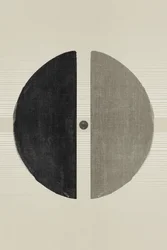 Cercle géométrique équilibré