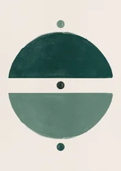 Équilibrer des formes vertes