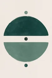 Équilibre géométrique vert