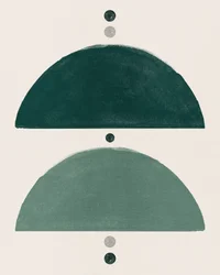 Équilibre géométrique vert