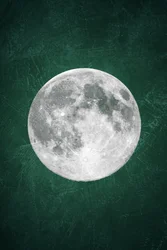 Lune verte mystique
