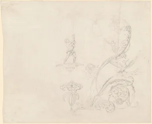 Études de décorations de fontaine