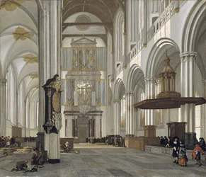 Intérieur de la Nieuwe Kerk, Amsterdam, 1657