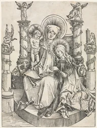Sainte Anne, la Vierge et l