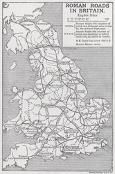 Routes romaines en Grande-Bretagne