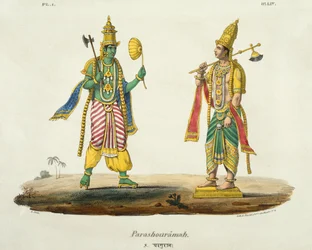 Parashurama, gravé par de Marlet et du Bouloi