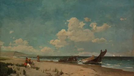 Plage de Nantasket, 1876