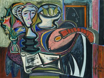 Nature morte avec luth