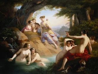 Diane et les nymphes se baignant, 1846