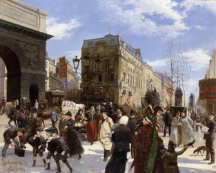 Les Grands Boulevards, La Porte Saint-Martin, Paris