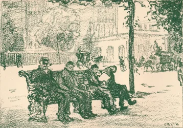 Sur le Victoria Embankment, 1898