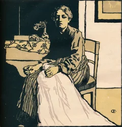 La Couturière, vers 1900