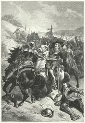 Le Roi Charles Ier à la Bataille de Naseby