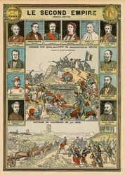 Second Empire 1852 à 1870 - prise de Malakoff 8 septembre 1855 - victoire de Solférino 24 juin 1859