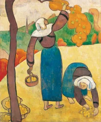 Paysans bretons, vers 1889