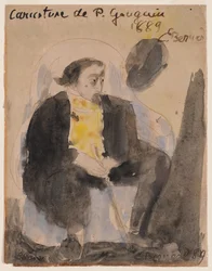 Caricature de Paul Gauguin